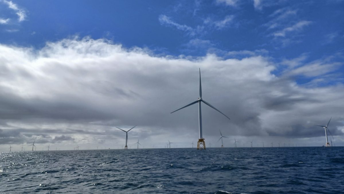 An offshore windfarm