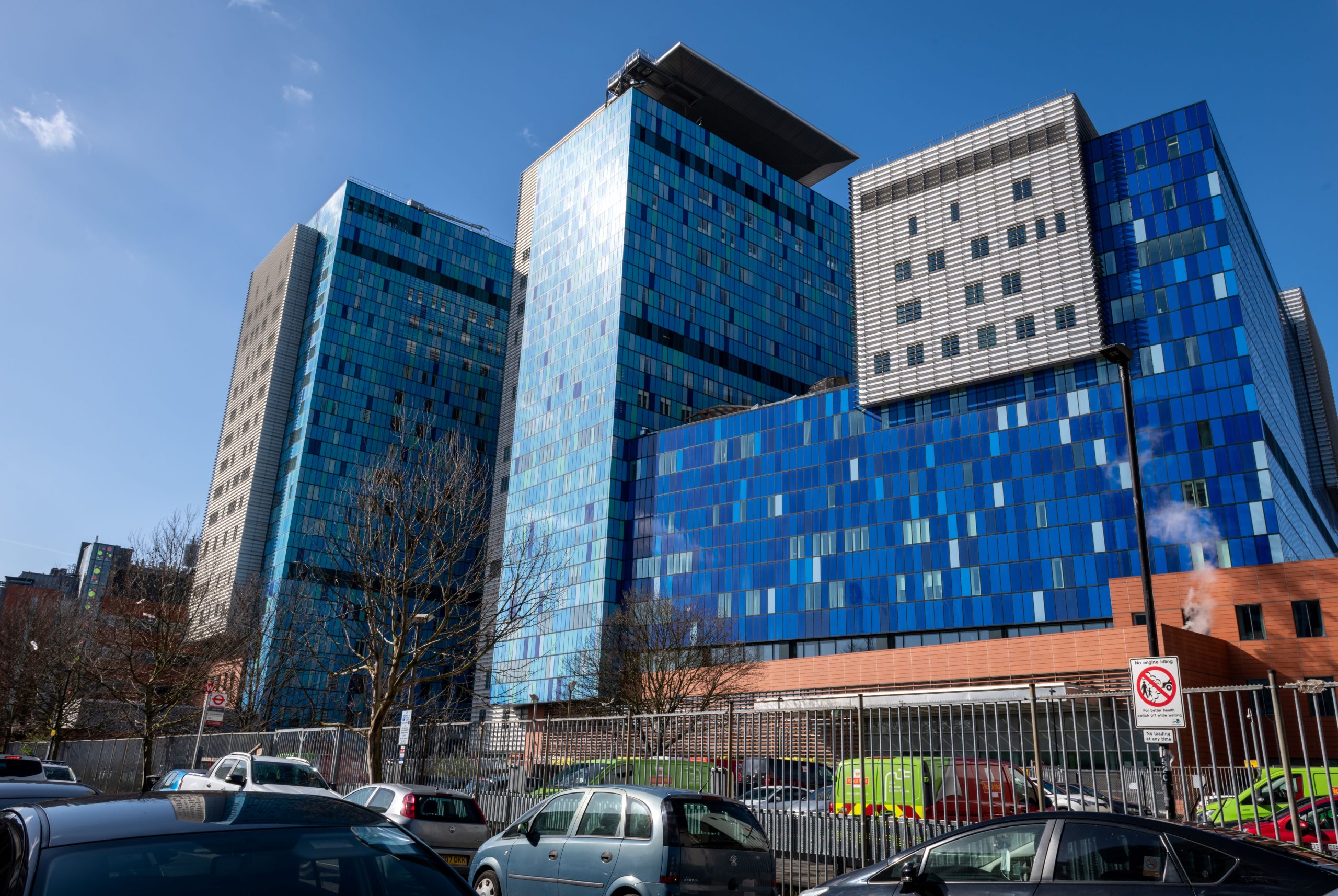 sky scrapers with blue sky background